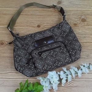 Giani Bernini GB Shoulder Bag with Card Slot Wallet Front Purse